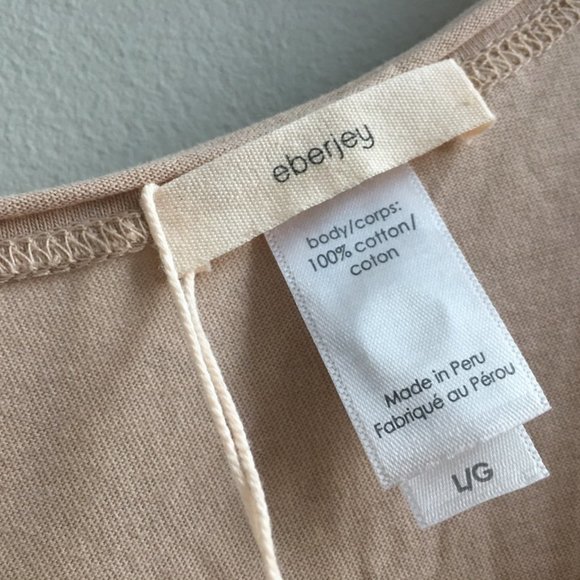 Eberjey Brie Cargo 100% Peruvian cotton jumpsuit - Picture 7 of 14